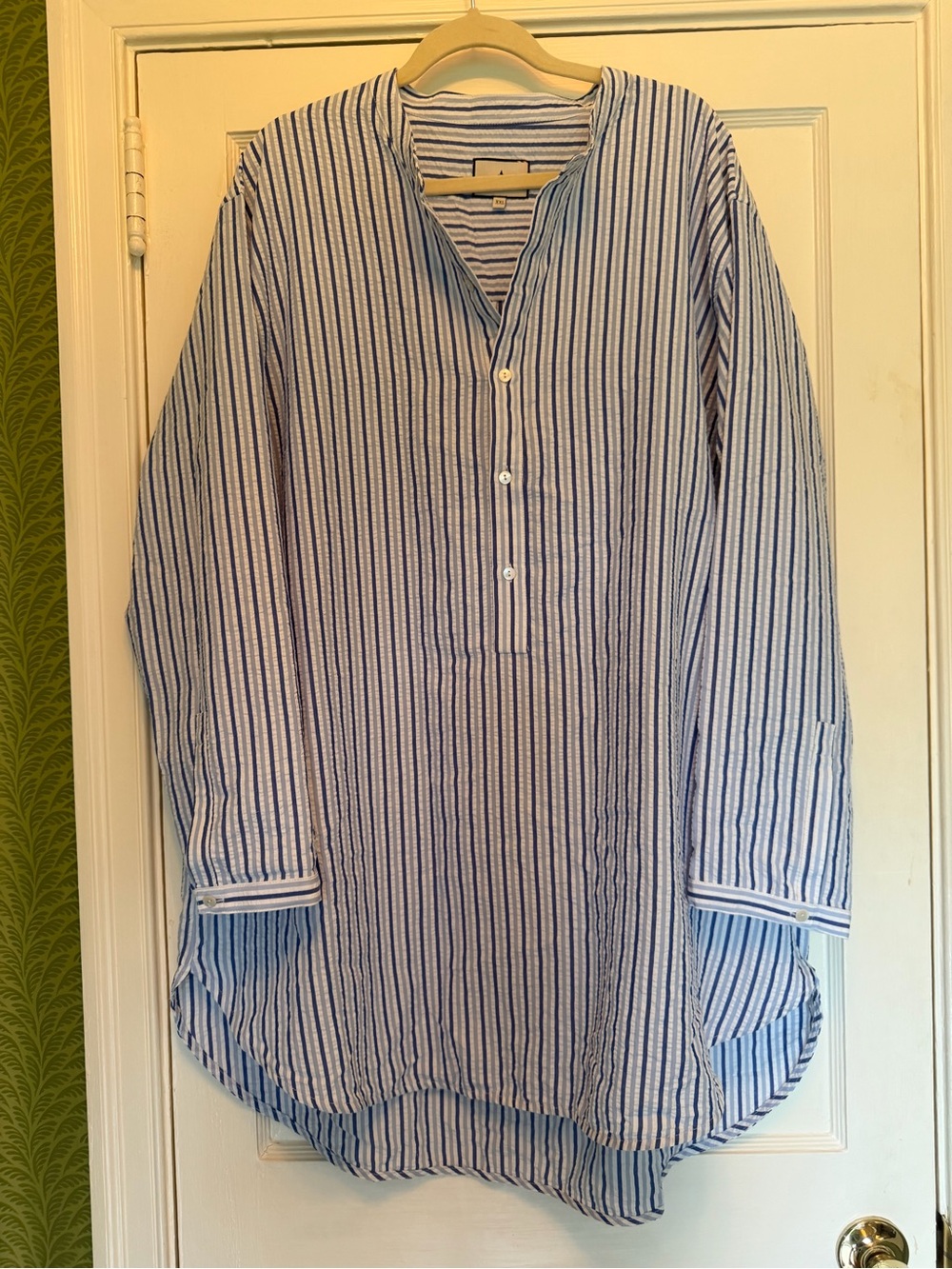 Tuckernuck Stripe Bodie Swim Beach Coverup Button Down Dress XXL